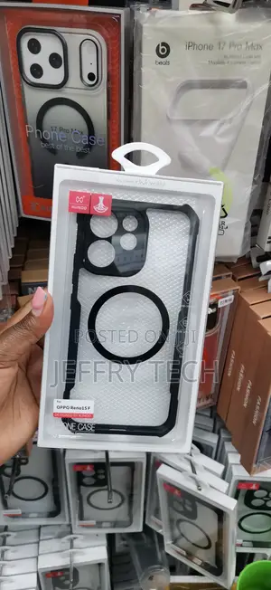 Xundd MagSafe Shockproof Clear Case Designed for the OPPO Reno15 F.