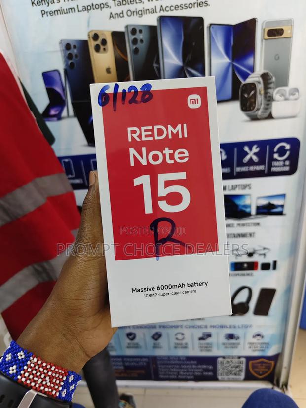 New Xiaomi Redmi Note 15 128 GB Black - thumbnail 3