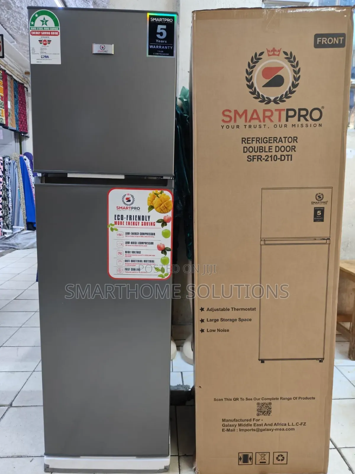 Smartpro Fridge SFR-210DTI [168LITRES]