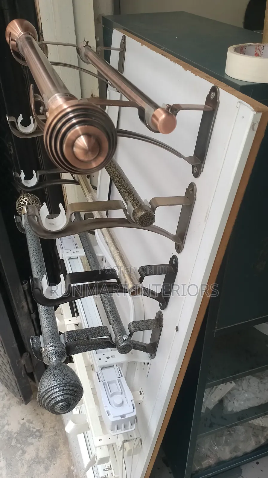 Curtain Rod Wall Brackets