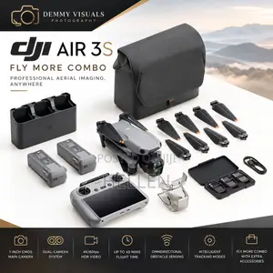 Dji Air 3s Fly More Combo/Rc2 /Premium 4k Camera Drone