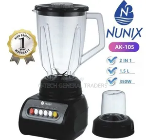 Nunix AK-105 2-in-1 Blender With Grinder.
