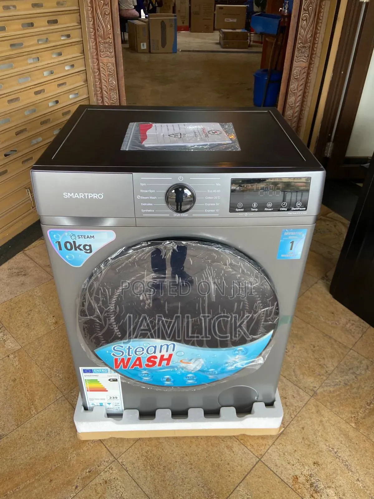 Smartpro 10kg Front Load Automatic Washing Machine
- Ab