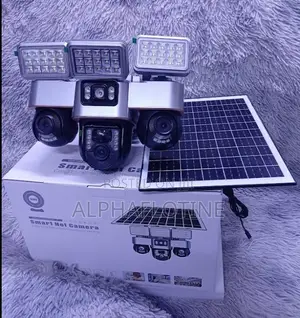 Smart Outdoor 4G Triple Lens Solar CCTV With Solar Light