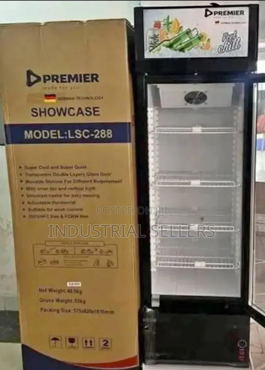 Formidable Soft Drink Display Chiller - Showcase 288l Single Door