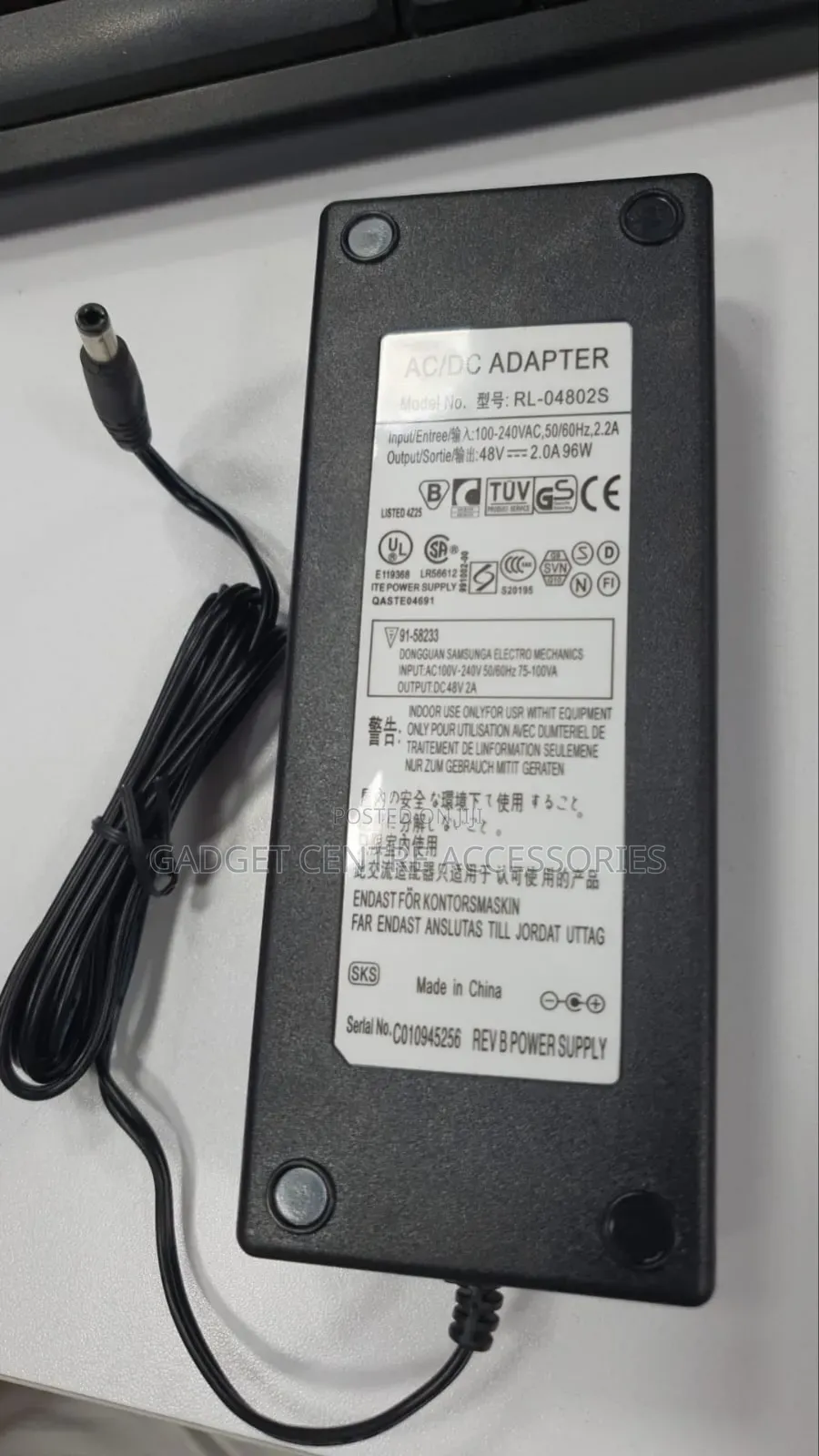 AC/Dc Adapter 48v-2a
