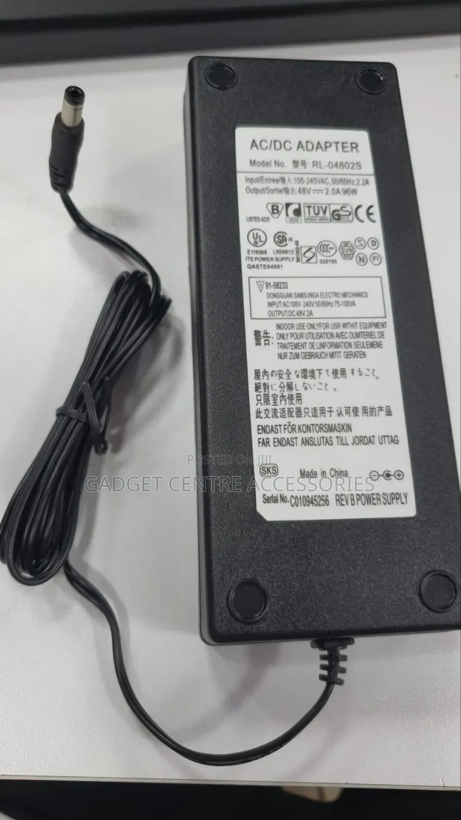 AC/Dc Adapter 48v-2a