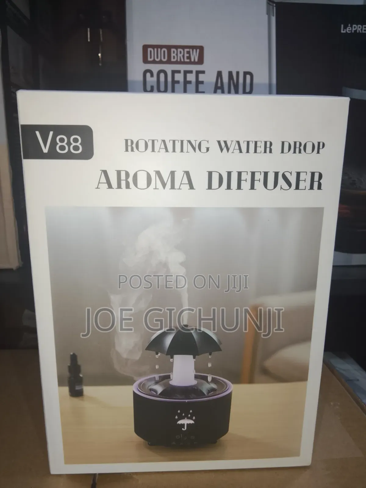 V88 Rotating Water Drop Aroma Diffuser