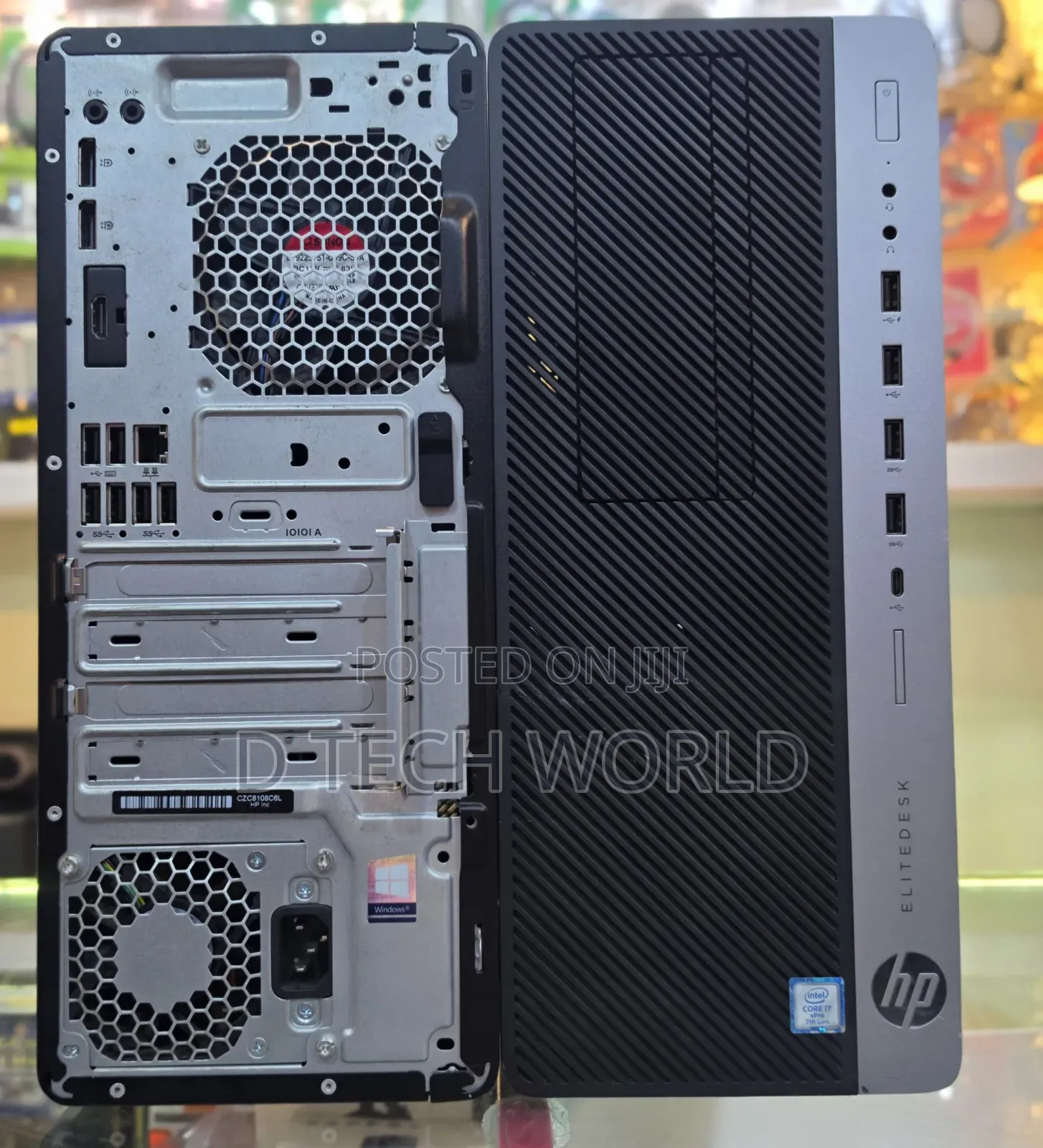 Desktop Computer HP EliteDesk 800 G3 8GB Intel Core i7 HDD 500GB