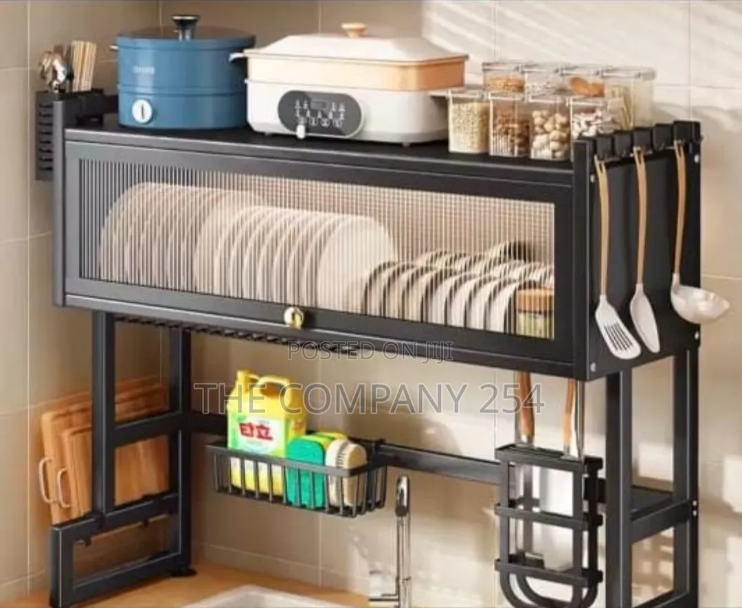 Single Over the Sink Rack With Acrylic Cover