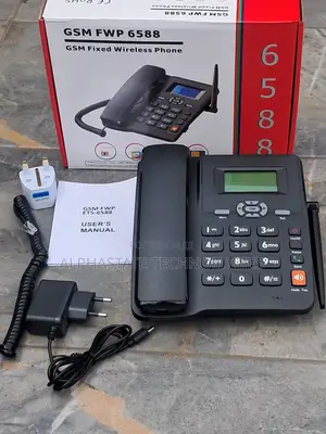 Wireless GSM Desktop Telephone With Sim Card Slot Dual Sim