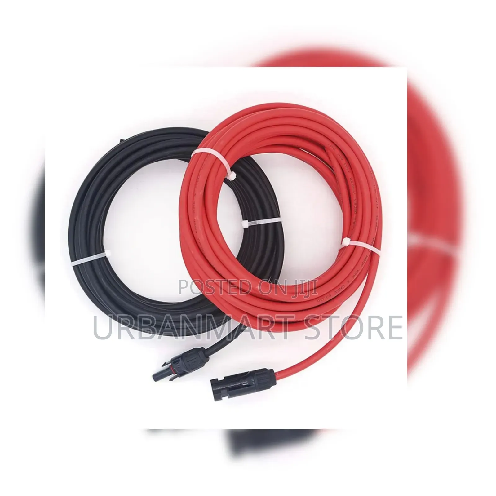 10 Meter Solar Cable With Male & Female Connectors