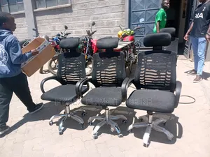 Managerial Mesh Chair With Adjustable Headrest