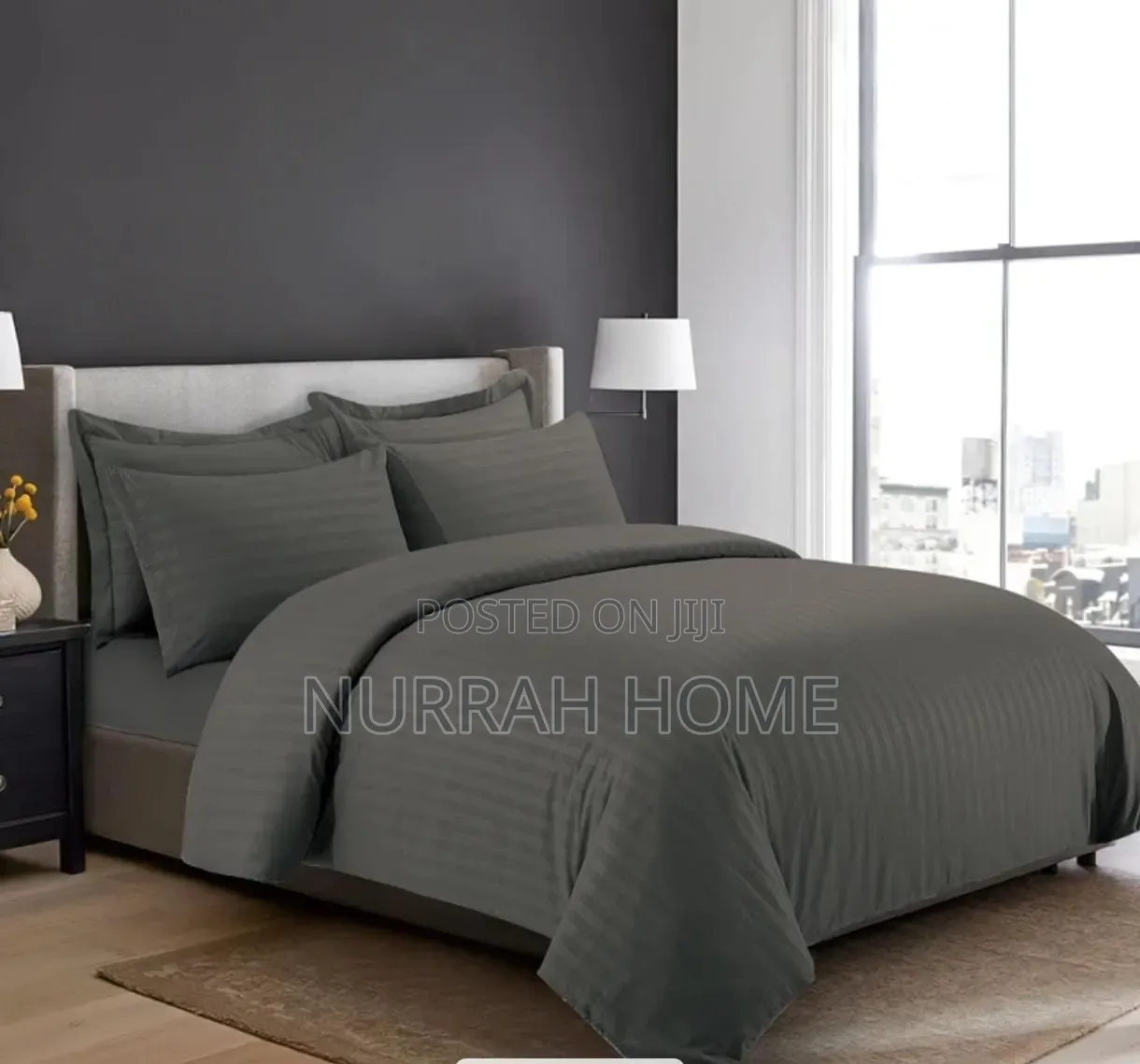 Branded Grey Duvet Cover