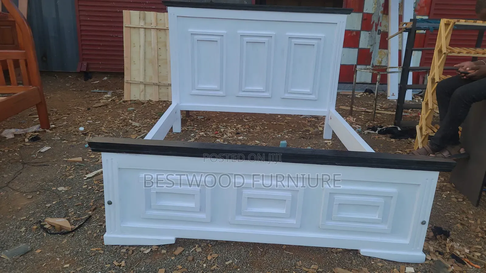 Beautiful Panel Hardboard Bed, 5 by 6