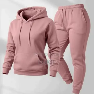 2 Piece Hoodie and Sweatpant Plain