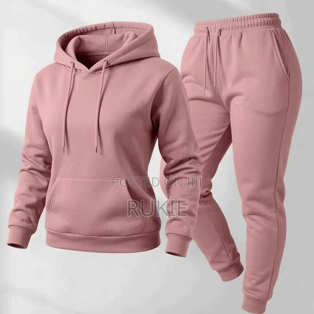 2 Piece Hoodie and Sweatpant Plain