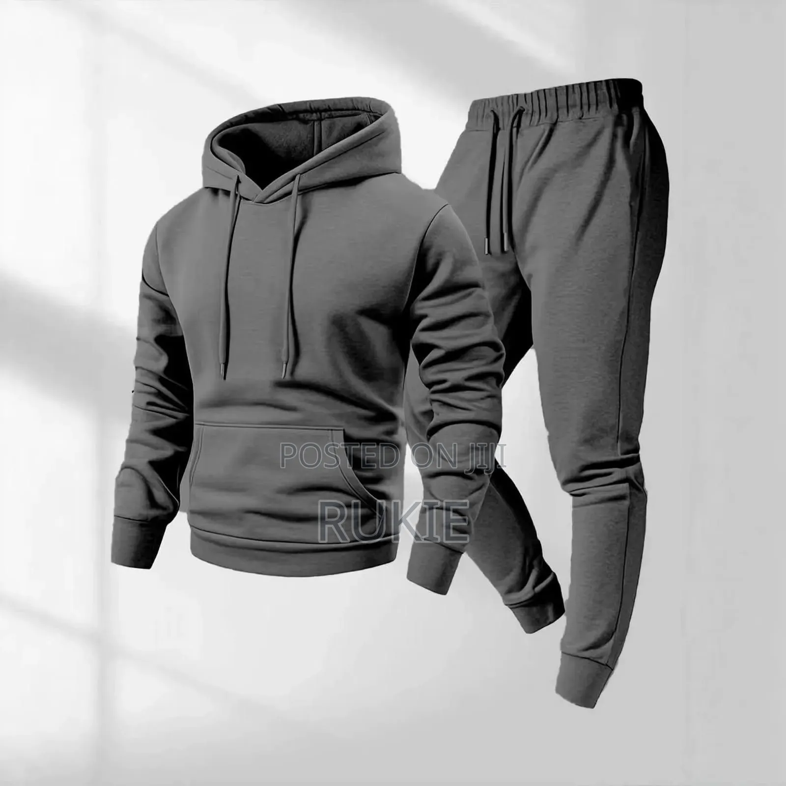 2 Piece Hoodie and Sweatpant Plain