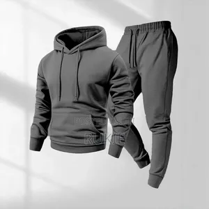 2 Piece Hoodie and Sweatpant Plain