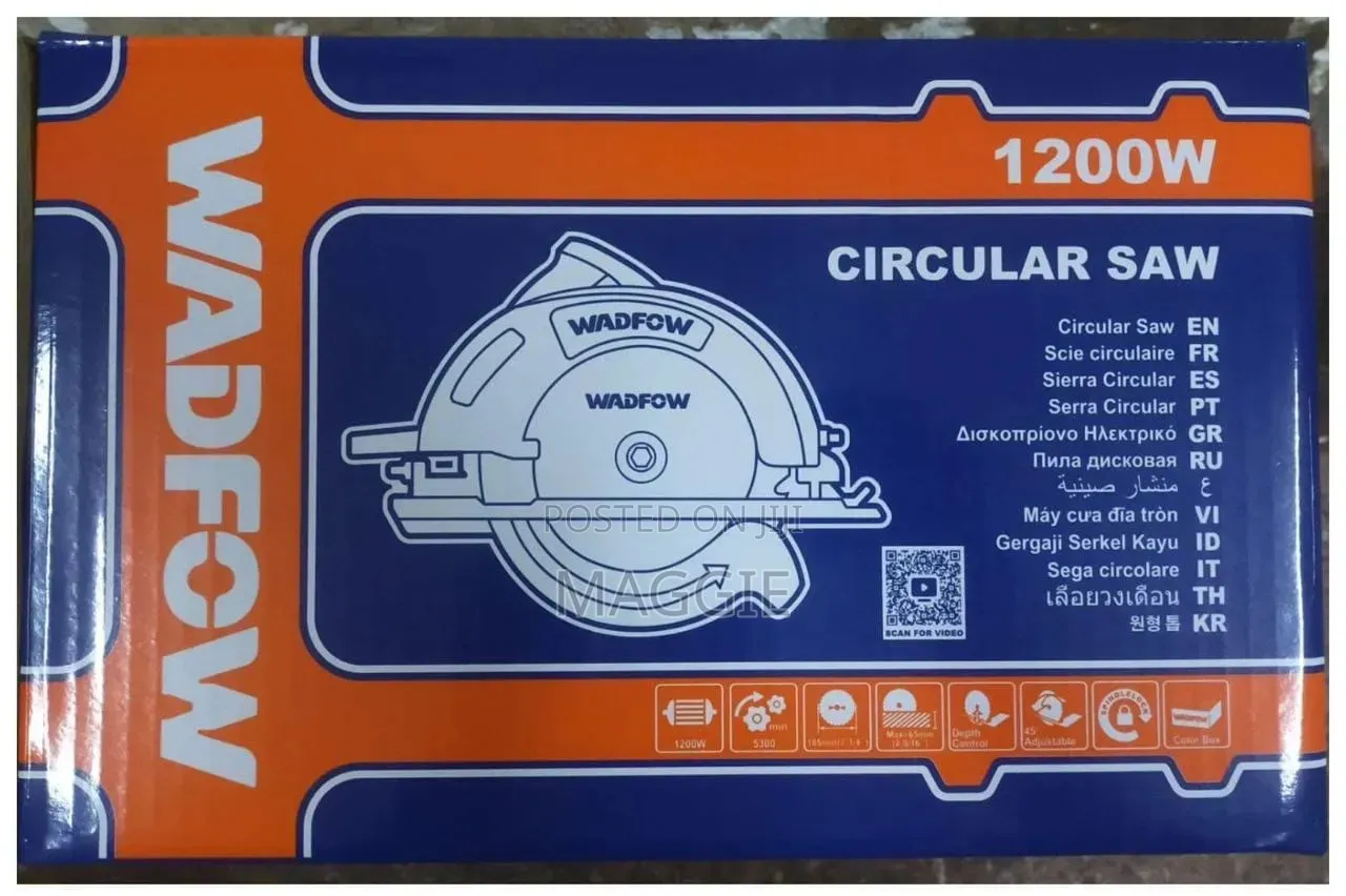 Wadfow Circular Saw 1200w
