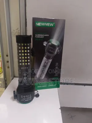 Newvew Alarm Flashlight Electric & Solar Rechargeable Torch Zoomable