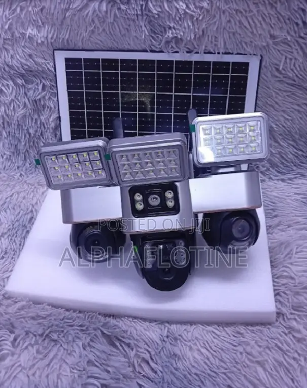 Farms & Rural Areas CCtv Camera PTZ Triple Lens 4G Solar Camera