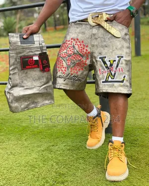 Baggy Unisex Leather Jorts