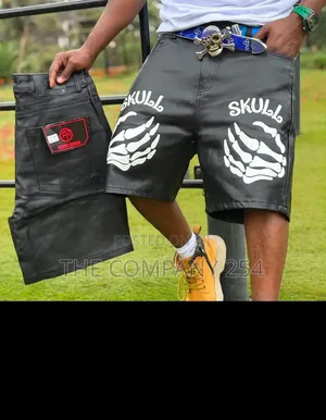 Baggy Unisex Leather Jorts