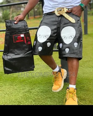Baggy Unisex Leather Jorts