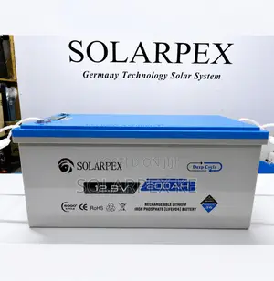 SOLARPEX 12.8V 200Ah Lithium LiFePO4 Battery