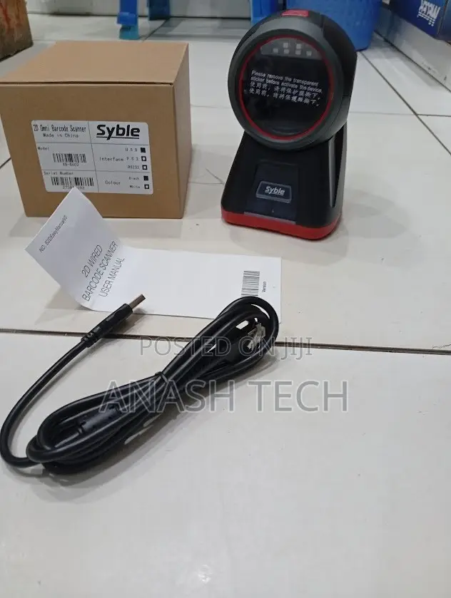 Syble Round Table Mount Omnidirectional Barcode Scanner
