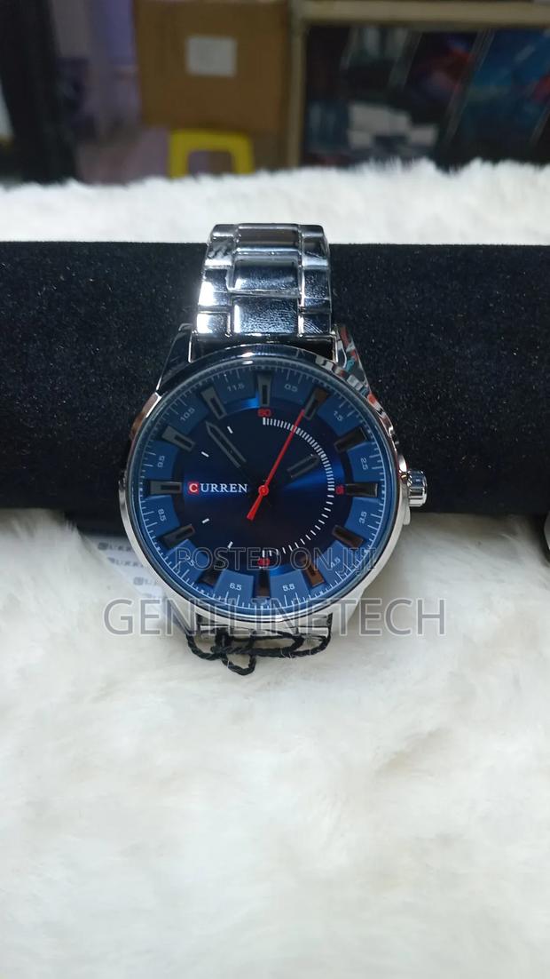 Curren Quartz Silver and Blue Watch - thumbnail 2