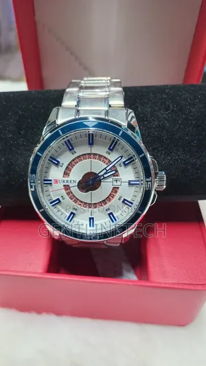 Curren Watch(blue and White Dial)