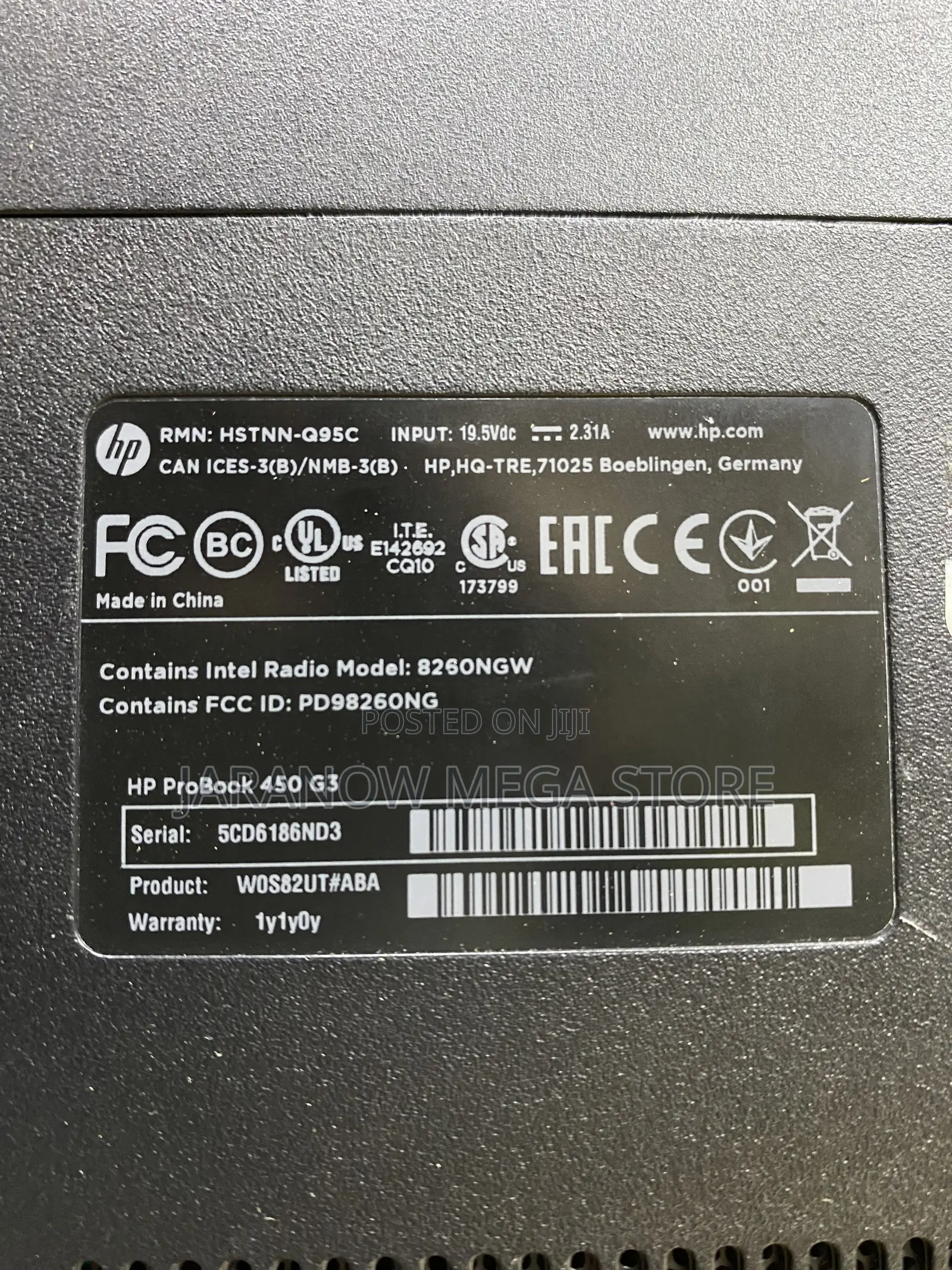 Laptop HP ProBook 450 G3 8GB Intel Core i7 SSD 256GB