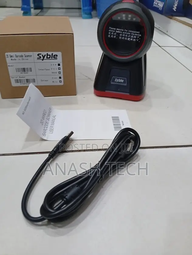 Round Table Mount Barcode Scanner Xb 8602