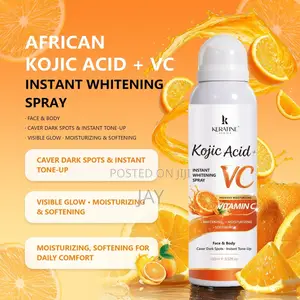Kojic Acid + Vitamin C Instant Tone-Up Spray – 100ml