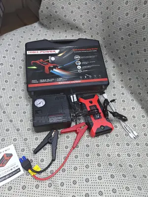 Heavy Duty Car Jump Starter 99800mAh 12V With Air Compressor