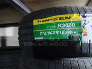 215/50 ZR 18 96W XL Kapsen Tyres Made in China.