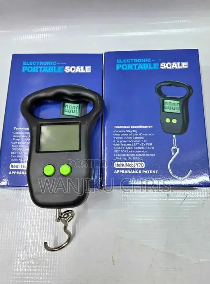 Electronic Portable Scale Battery Powered