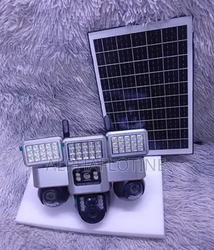 4G Triple Lens Solar CCTV With Solar Light for Maximum Surveillance