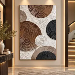 Modern 3D Textured Abstract Canvas Art Piece(100 × 140 Cm)