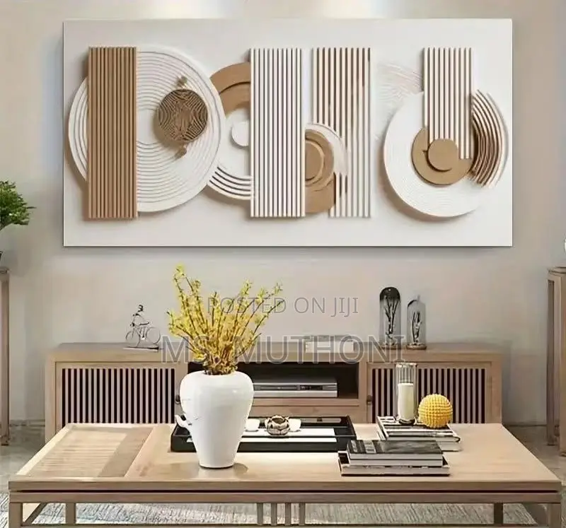 (100 × 70 Cm) Minimalist Abstract Geometric Wall Art