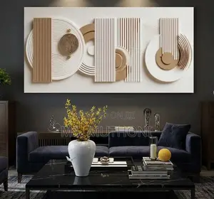 (100 × 70 Cm) Minimalist Abstract Geometric Wall Art
