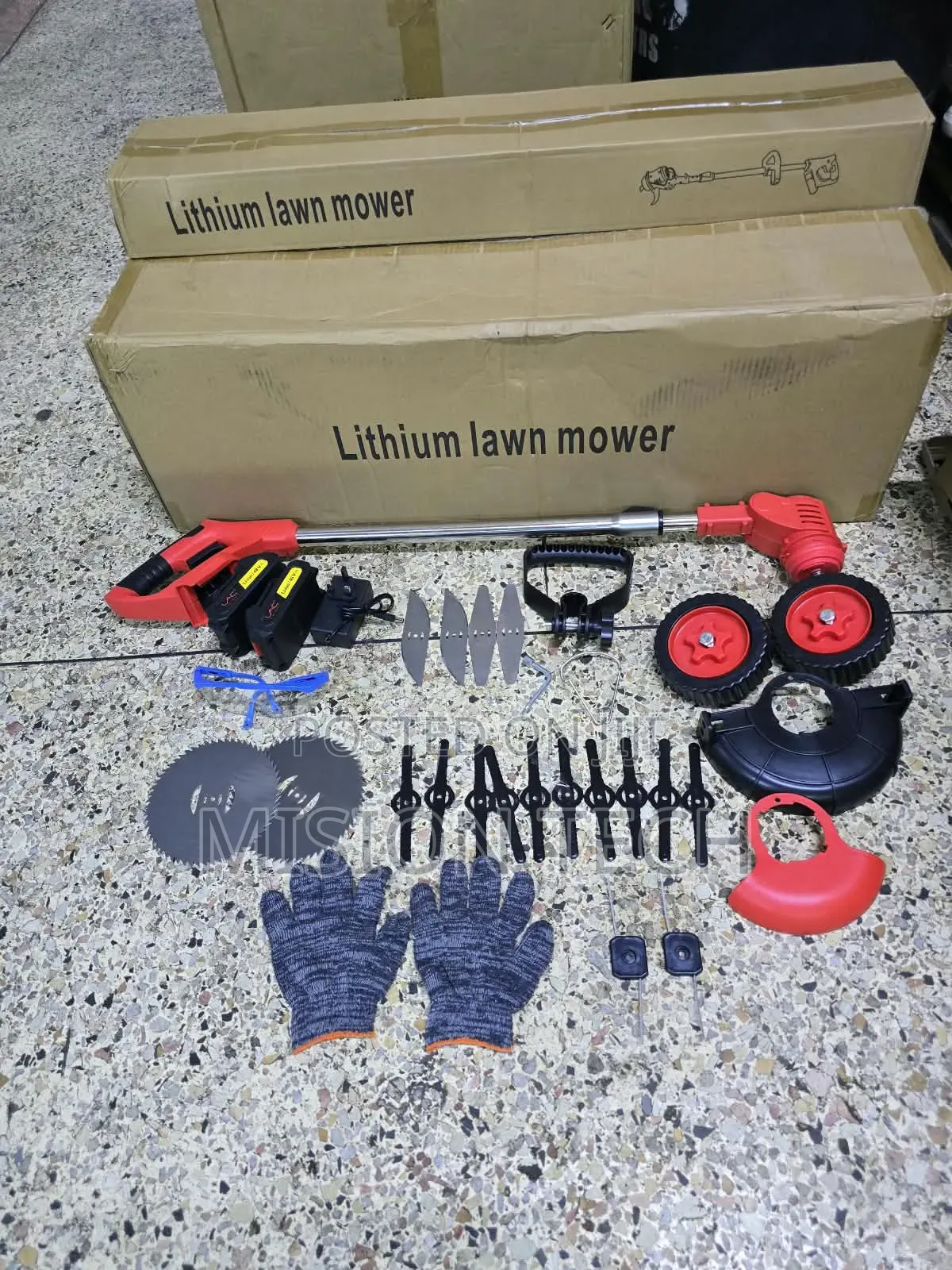 48v Cordless Brushcutter With Trolly Legs * 