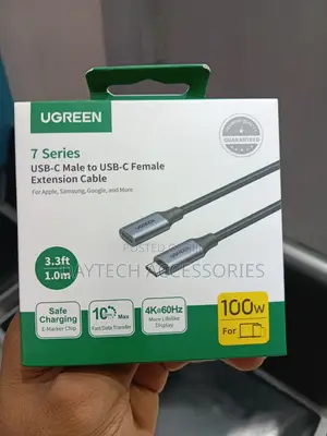 UGREEN USB C 3.1 Male to USB C Female Extension Cable- 0.45m(10Gbps