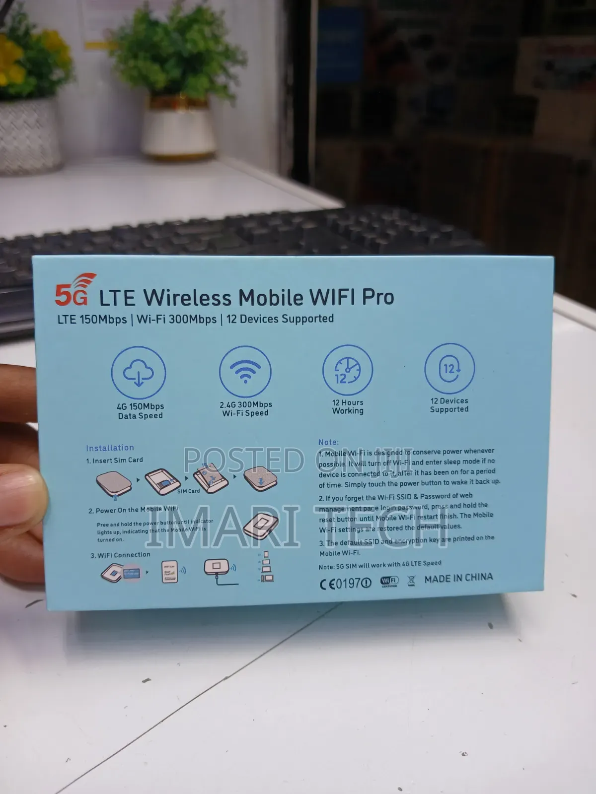 Universal Mifi Compaatible With Safaricom,Airtel & Telkom