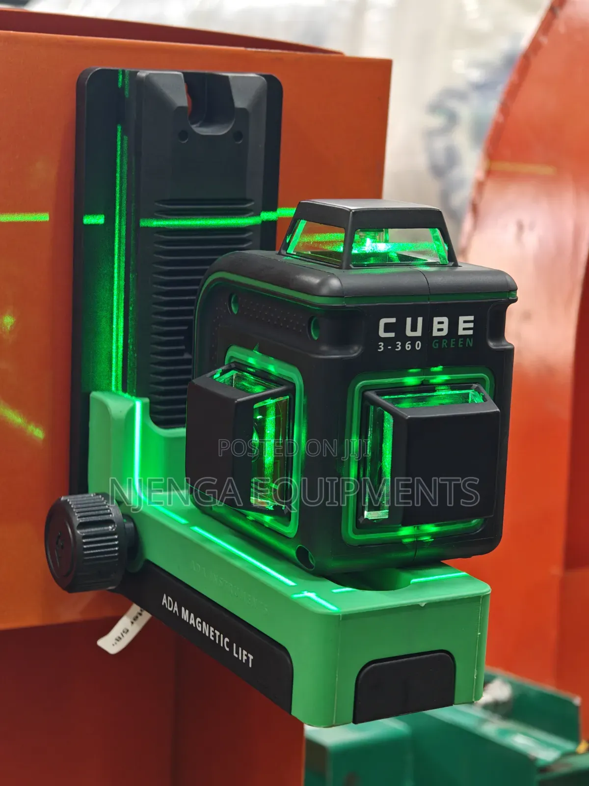 CUBE 3-360 Basic Edition Laser Level With 3 X 360° Green Lines