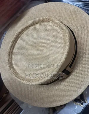 Classic Straw Boater Sun Hat for Men