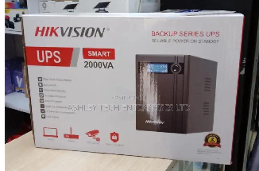 Hikvision 2KVA UPS – Strong Power Backup System