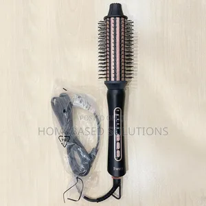 Nunix Ceramic Heated Brush - Curl and Style Heated Brush -
